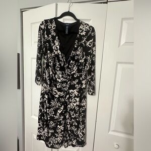 Chaps Wrap Dress - XL